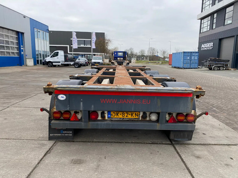 Pacton TXC 343 Multi / 3x Extendable / 1x Lift Axle - Semireboque transportador de contêineres/ Caixa móvel: foto 2 Pacton TXC 343 Multi / 3x Extendable / 1x Lift Axle - Semireboque transportador de contêineres/ Caixa móvel: foto 2