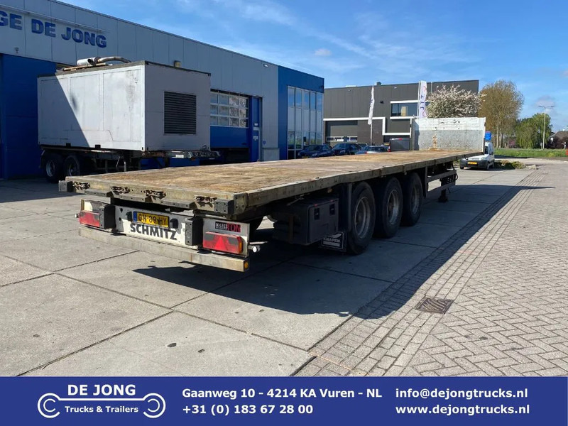 Schmitz Cargobull S01 / Plateau Trailer / 2x Lift Axle / SAF - Semi-reboque plataforma/ Caixa aberta: foto 1 Schmitz Cargobull S01 / Plateau Trailer / 2x Lift Axle / SAF - Semi-reboque plataforma/ Caixa aberta: foto 1