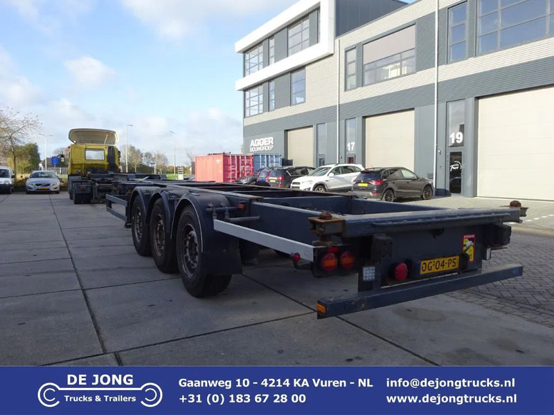 Schmitz Cargobull SCF 24G / MB + DISC / 40-45FT / 1x Lift axle - Semireboque transportador de contêineres/ Caixa móvel: foto 1 Schmitz Cargobull SCF 24G / MB + DISC / 40-45FT / 1x Lift axle - Semireboque transportador de contêineres/ Caixa móvel: foto 1