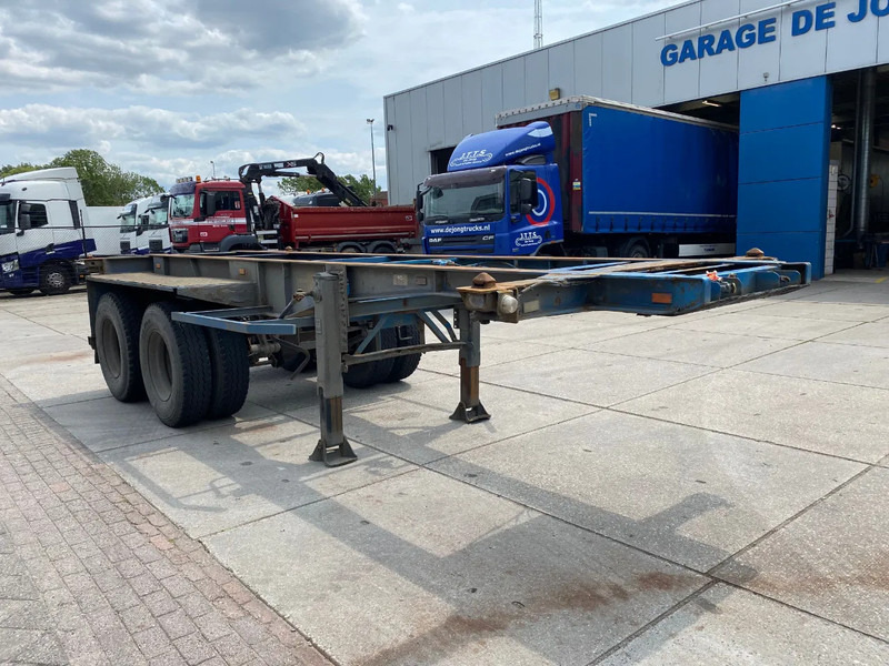 Semireboque transportador de contêineres/ Caixa móvel Van Hool 20FT Chassis / Steel Suspension / Double Air: foto 6 Semireboque transportador de contêineres/ Caixa móvel Van Hool 20FT Chassis / Steel Suspension / Double Air: foto 6