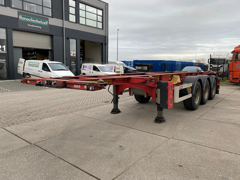 Van Hool Tank chassis / ADR / BPW + DISC / 20-30 FT - Semireboque transportador de contêineres/ Caixa móvel: foto 4 Van Hool Tank chassis / ADR / BPW + DISC / 20-30 FT - Semireboque transportador de contêineres/ Caixa móvel: foto 4