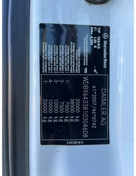 Mercedes-Benz Arocs 3246 - Caminhão betoneira: foto 5 Mercedes-Benz Arocs 3246 - Caminhão betoneira: foto 5