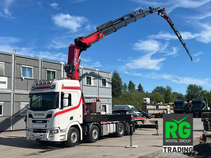 Scania R 590 + HMF 9520 K6 + Jibb + Winch - Caminhão grua: foto 1 Scania R 590 + HMF 9520 K6 + Jibb + Winch - Caminhão grua: foto 1