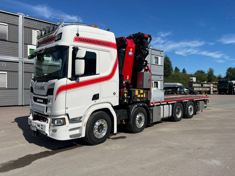 Scania R 590 + HMF 9520 K6 + Jibb + Winch - Caminhão grua: foto 4 Scania R 590 + HMF 9520 K6 + Jibb + Winch - Caminhão grua: foto 4