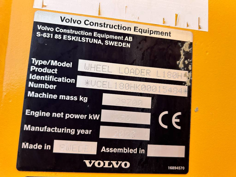 Volvo L 180 H - Carregadeira de rodas: foto 5 Volvo L 180 H - Carregadeira de rodas: foto 5