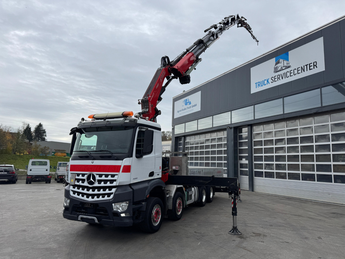 MERCEDES Arocs 3251 8x4 Fassi 660 6-6 - Caminhão grua: foto 1 MERCEDES Arocs 3251 8x4 Fassi 660 6-6 - Caminhão grua: foto 1