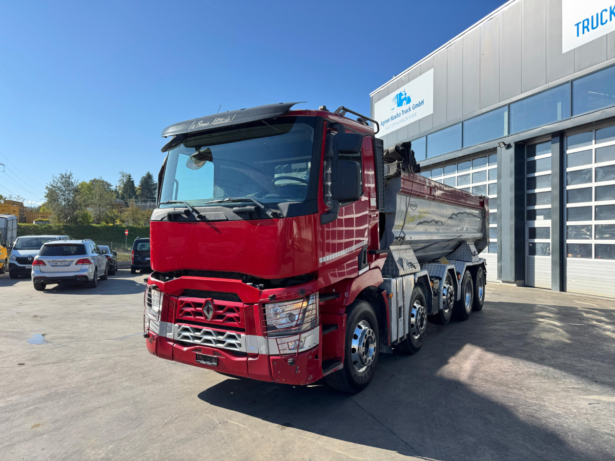 RENAULT C520 10x4 Abschiebemulde (no tipper) - Caminhão polibenne: foto 1 RENAULT C520 10x4 Abschiebemulde (no tipper) - Caminhão polibenne: foto 1