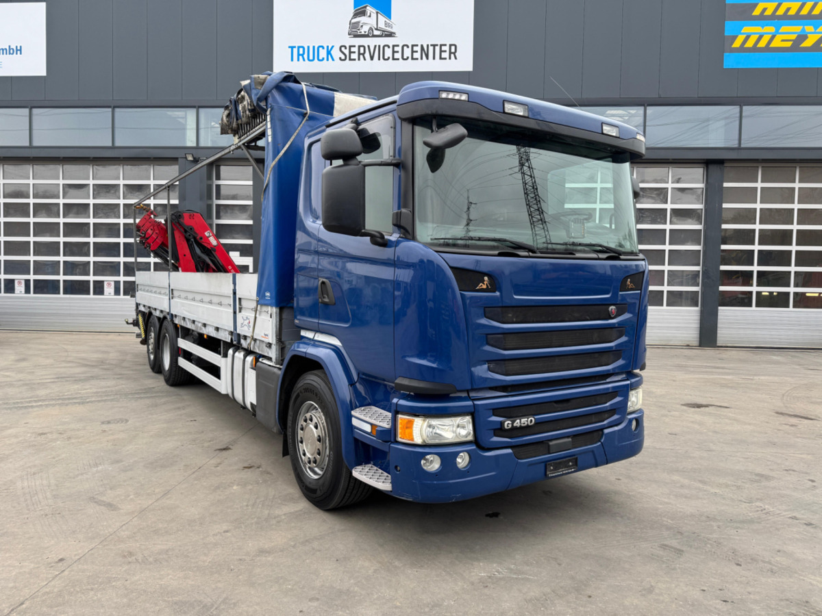 SCANIA G450 6x2 Hiab 122-4 - Caminhão grua: foto 3 SCANIA G450 6x2 Hiab 122-4 - Caminhão grua: foto 3