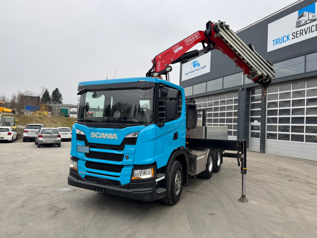 SCANIA G540 6x4 Fassi 395-7 SZM&Pritsche - Caminhão grua: foto 1 SCANIA G540 6x4 Fassi 395-7 SZM&Pritsche - Caminhão grua: foto 1