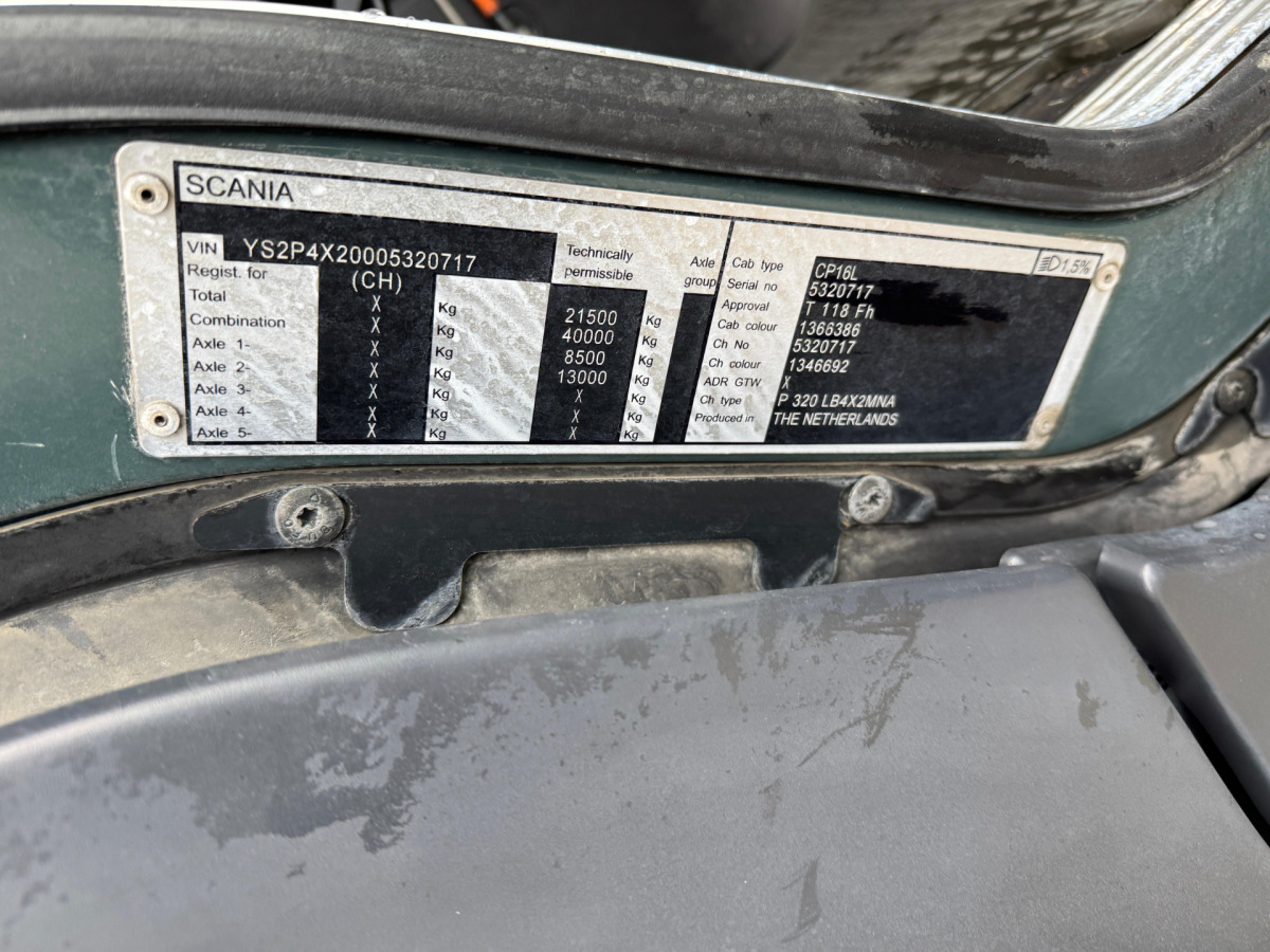 Caminhão multibenne SCANIA P320 4x2 Trösch: foto 16 Caminhão multibenne SCANIA P320 4x2 Trösch: foto 16