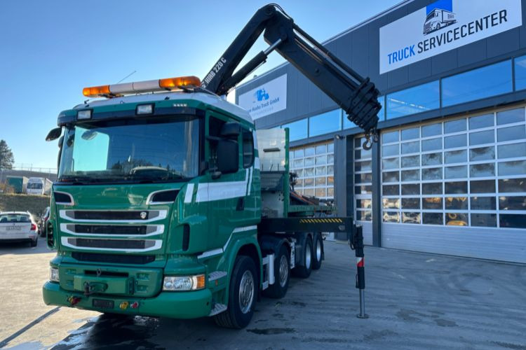 Scania R480 8x4 SWS SZM/Kran/Pritsche - Caminhão grua: foto 2 Scania R480 8x4 SWS SZM/Kran/Pritsche - Caminhão grua: foto 2