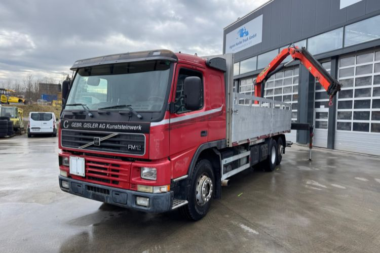 Volvo FM-420 6x2 PK12080-3 - Caminhão grua, Camião de caixa aberta/ Plataforma: foto 1 Volvo FM-420 6x2 PK12080-3 - Caminhão grua, Camião de caixa aberta/ Plataforma: foto 1