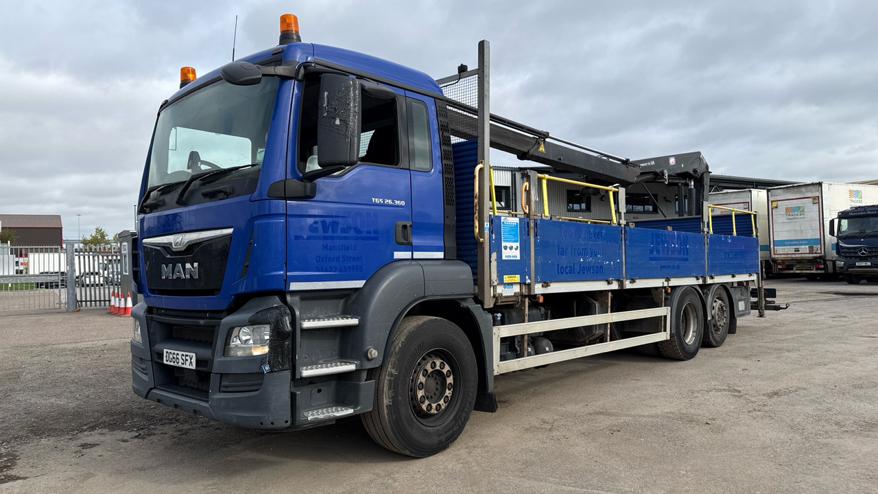 Man TGS 26.360 - Camião de caixa aberta/ Plataforma, Caminhão grua: foto 2 Man TGS 26.360 - Camião de caixa aberta/ Plataforma, Caminhão grua: foto 2