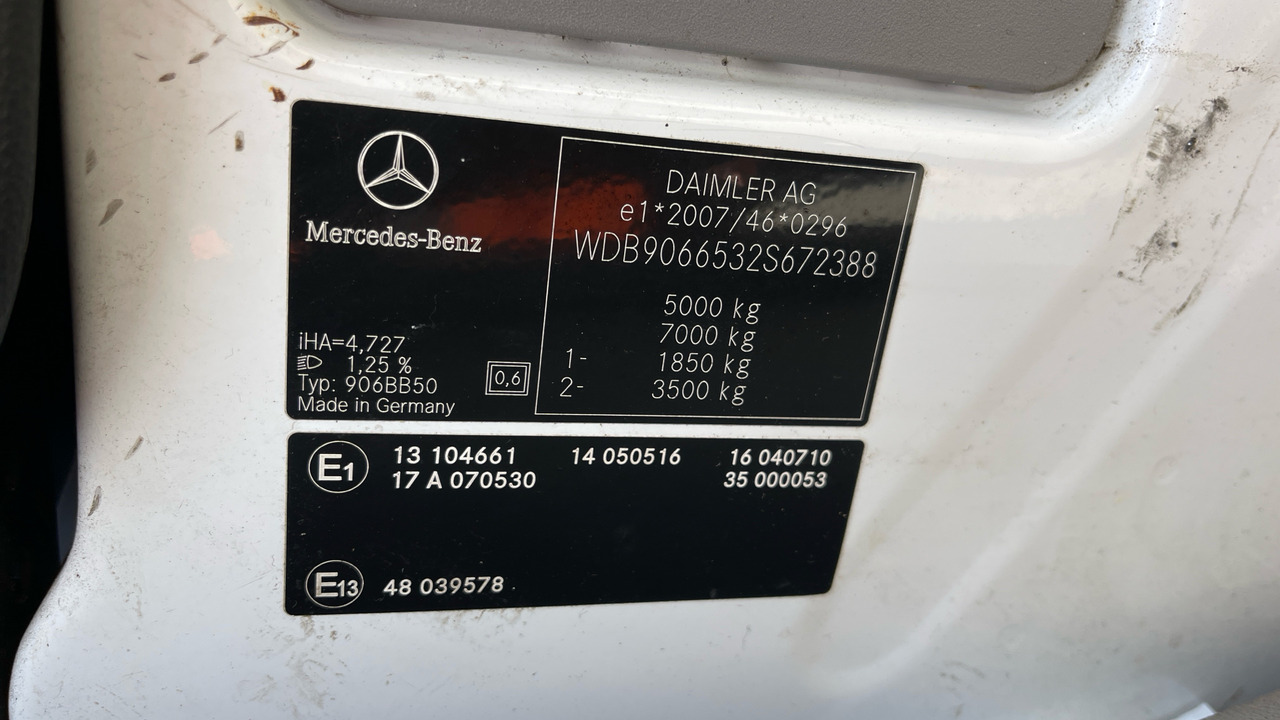 Caminhão com plataforma aérea Mercedes-Benz Sprinter 513 CDI: foto 12