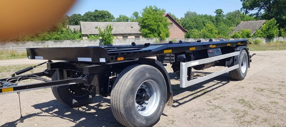 Reboque transportador de contêineres/ Caixa móvel Meiller G18 EL5.0  do hakowca  po remoncie kapitalnym: foto 1