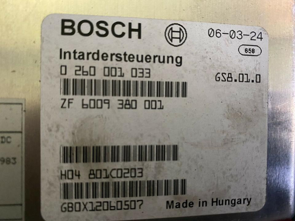 BOSCH Intardersteuerung 0260001033 ZF 6009380001 MAN 81258106000 - Centralina electrónica de Caminhão: foto 3 BOSCH Intardersteuerung 0260001033 ZF 6009380001 MAN 81258106000 - Centralina electrónica de Caminhão: foto 3
