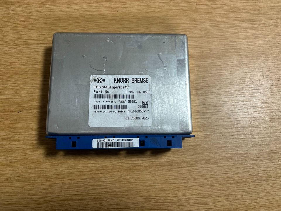 MAN KNORR-BREMSE EBS Elektronik 81.25808-7021 - Centralina electrónica de Caminhão: foto 1 MAN KNORR-BREMSE EBS Elektronik 81.25808-7021 - Centralina electrónica de Caminhão: foto 1
