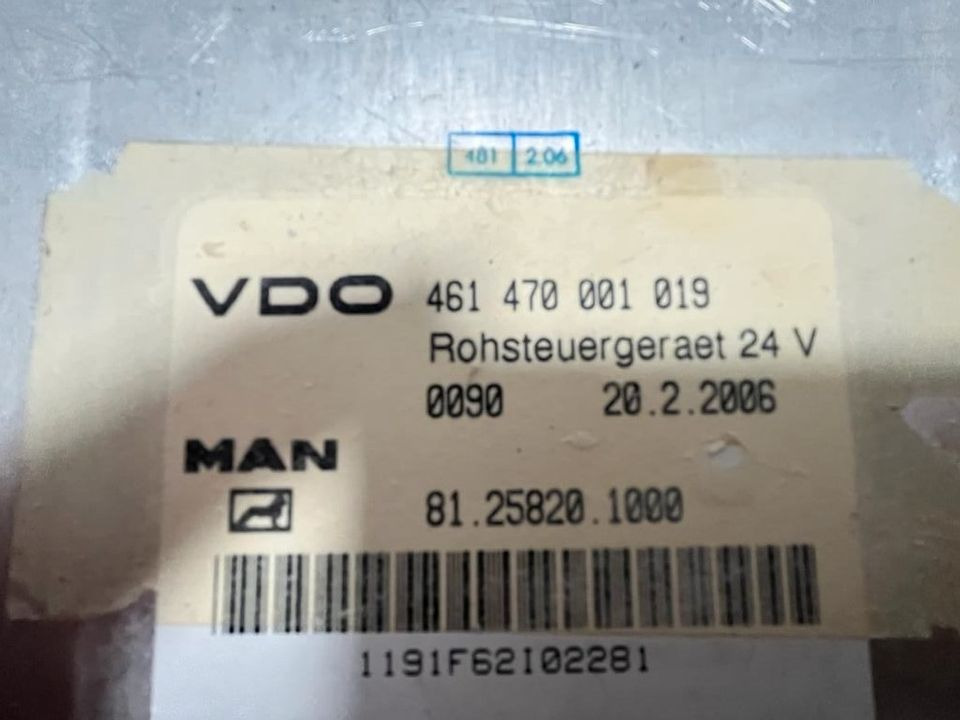 MAN VDO Rohsteuergerät 81.25820.1000 - Centralina electrónica de Caminhão: foto 2 MAN VDO Rohsteuergerät 81.25820.1000 - Centralina electrónica de Caminhão: foto 2