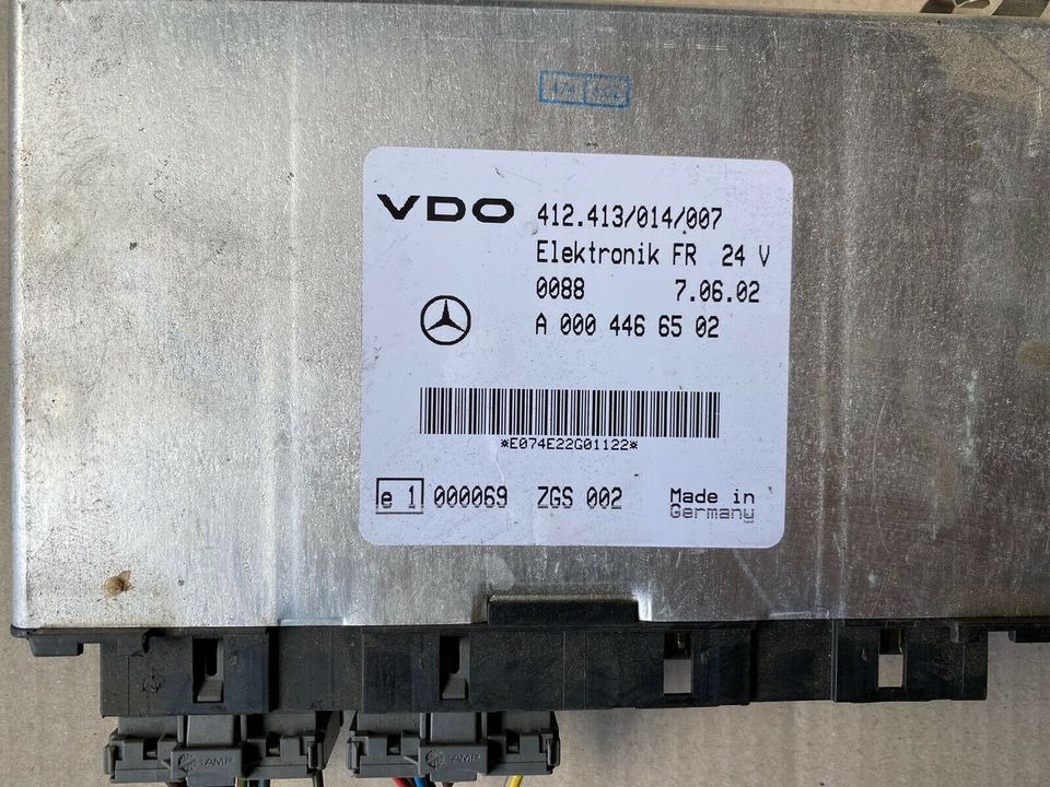 Mercedes Atego Elektronik FR VDO Steuergerät A 000 446 65 02 - Centralina electrónica de Caminhão: foto 2 Mercedes Atego Elektronik FR VDO Steuergerät A 000 446 65 02 - Centralina electrónica de Caminhão: foto 2