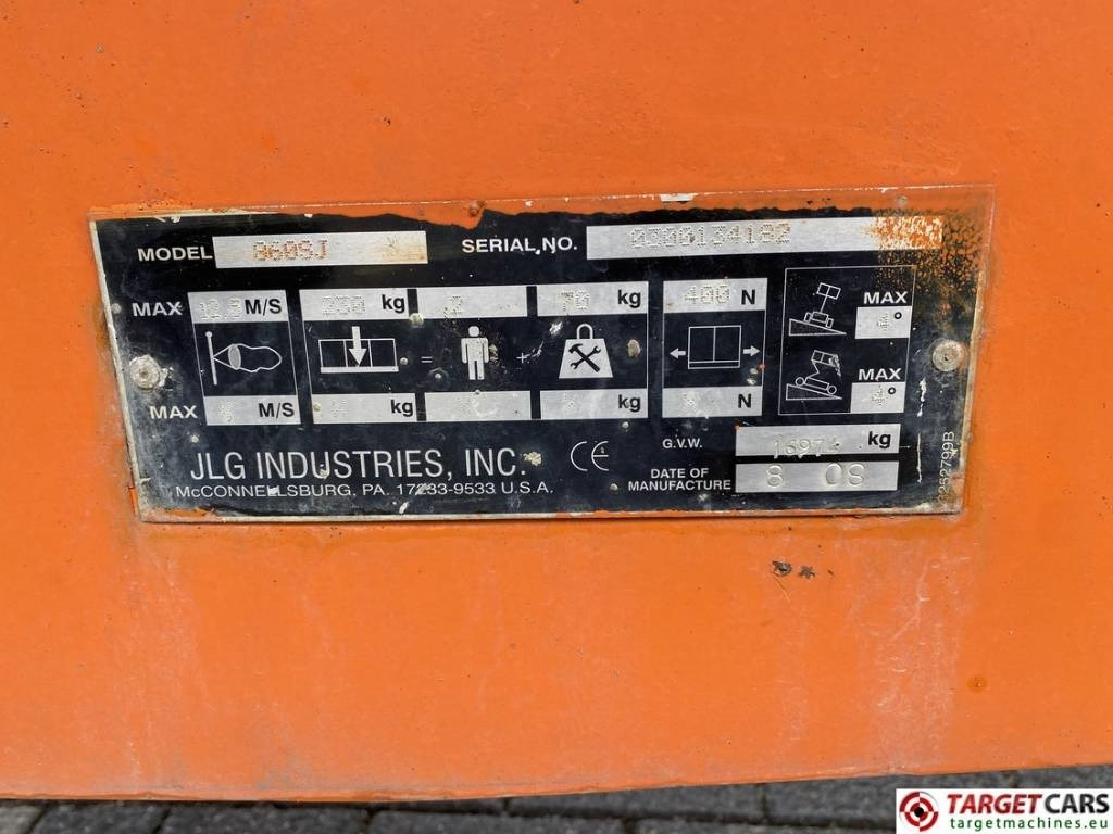 Locação de JLG 860SJ Telescopic 4x4 Diesel Boom Work Lift 2821cm  JLG 860SJ Telescopic 4x4 Diesel Boom Work Lift 2821cm: foto 10