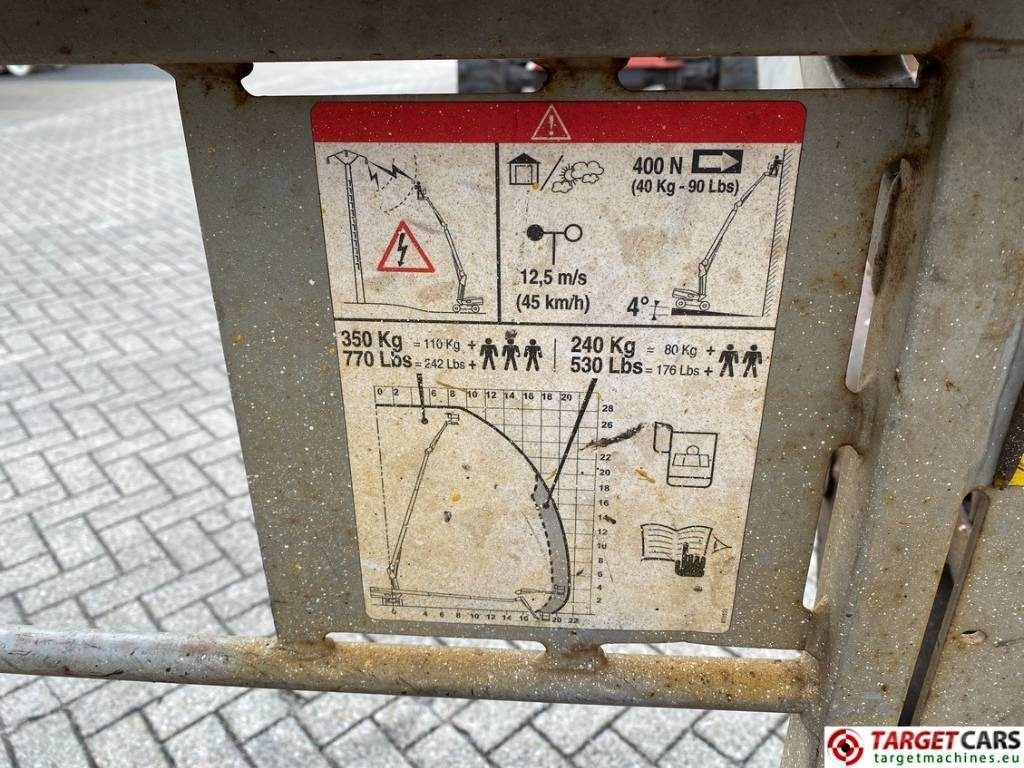 Plataforma telescópica Manitou 280TJ Telescopic 4x4x4 Diesel Boom WorkLift 2775cm: foto 42