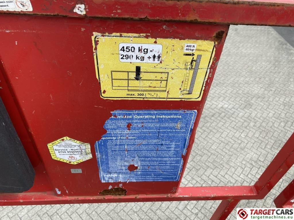 Plataforma de Tijera/ Plataforma de tesoura PB-Lift S225-12ES Electric Scissor Work Lift 2250cm: foto 39