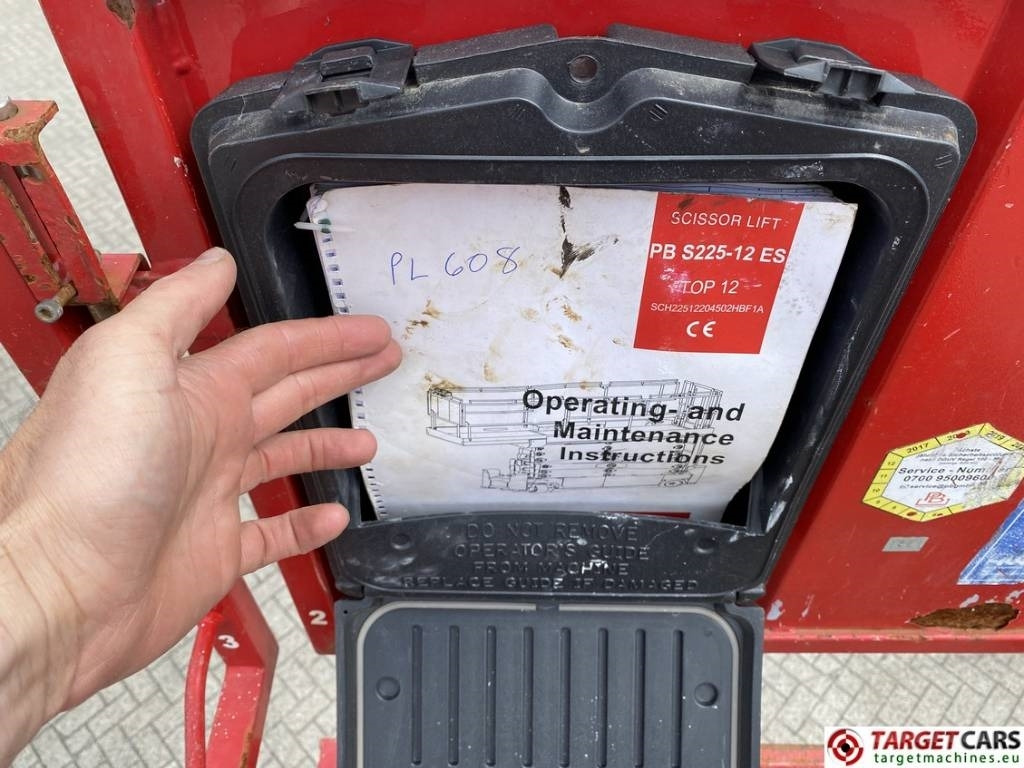 Plataforma de Tijera/ Plataforma de tesoura PB-Lift S225-12ES Electric Scissor Work Lift 2250cm: foto 25