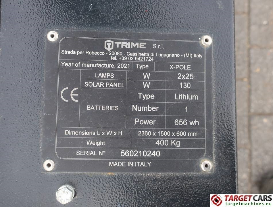 Torre de iluminação Trime X-Pole 2x25W Led Solar Tower Light: foto 10