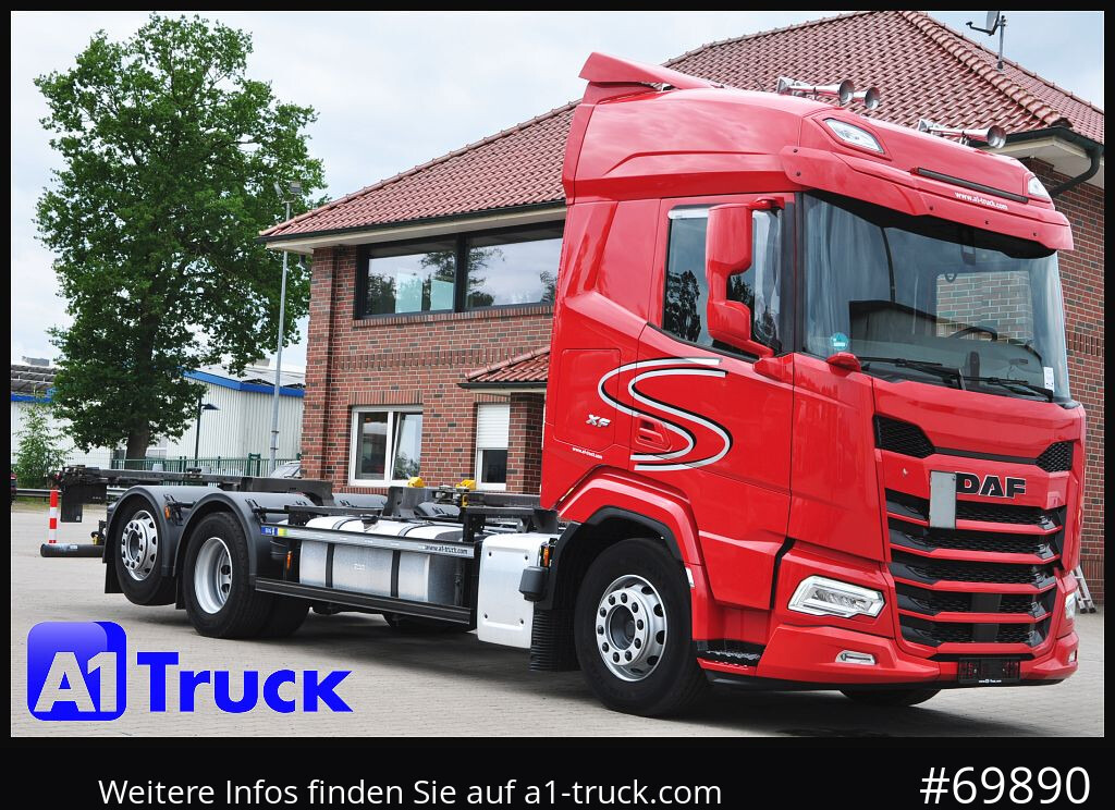 DAF XF 480, BDF, 7,45, 7,82, Lift-Lenkachse, - Caminhão transportador de contêineres/ Caixa móvel: foto 1 DAF XF 480, BDF, 7,45, 7,82, Lift-Lenkachse, - Caminhão transportador de contêineres/ Caixa móvel: foto 1