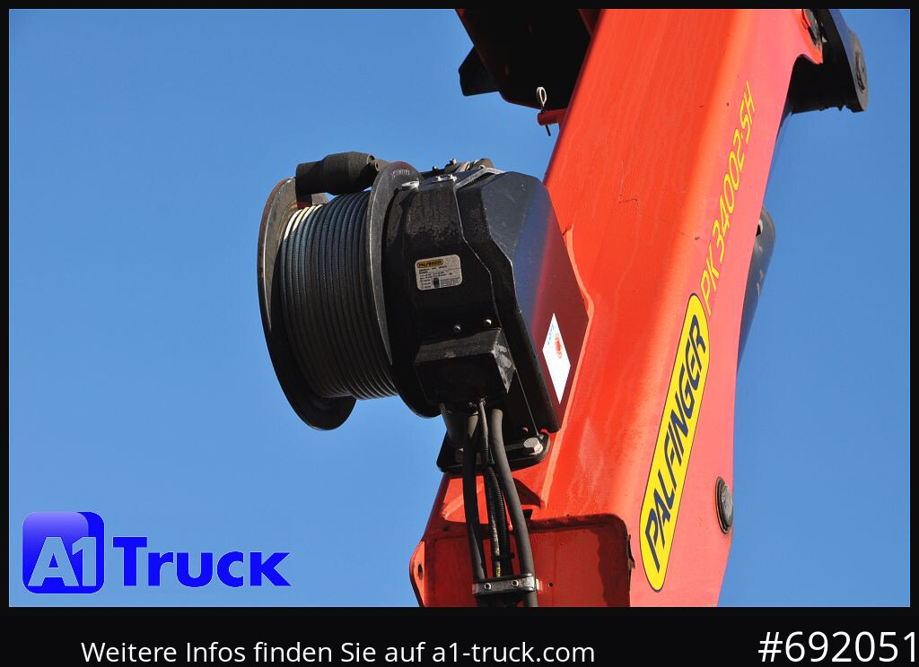 DAF XF 510 SSC PK 34.002, Jib Seilwinde Funk - Camião de caixa aberta/ Plataforma, Caminhão grua: foto 4 DAF XF 510 SSC PK 34.002, Jib Seilwinde Funk - Camião de caixa aberta/ Plataforma, Caminhão grua: foto 4