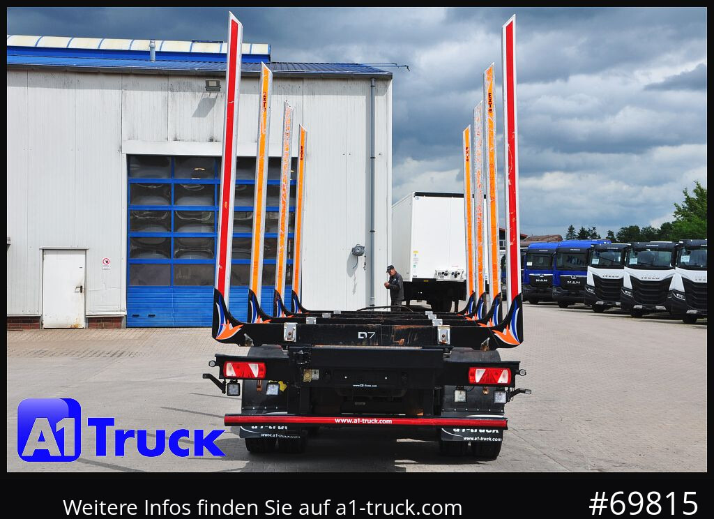 Reboque transporte de madeira DOLL Befa Tandem Holz Wood Exte Rungen, 171 tkm,: foto 10