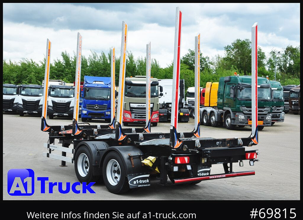 Reboque transporte de madeira DOLL Befa Tandem Holz Wood Exte Rungen, 171 tkm,: foto 11