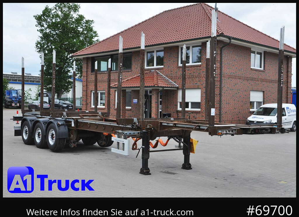 DOLL H3L-14XL Holz Tele, Lenkachse 275 tkm. - Semi-reboque florestal: foto 1 DOLL H3L-14XL Holz Tele, Lenkachse 275 tkm. - Semi-reboque florestal: foto 1