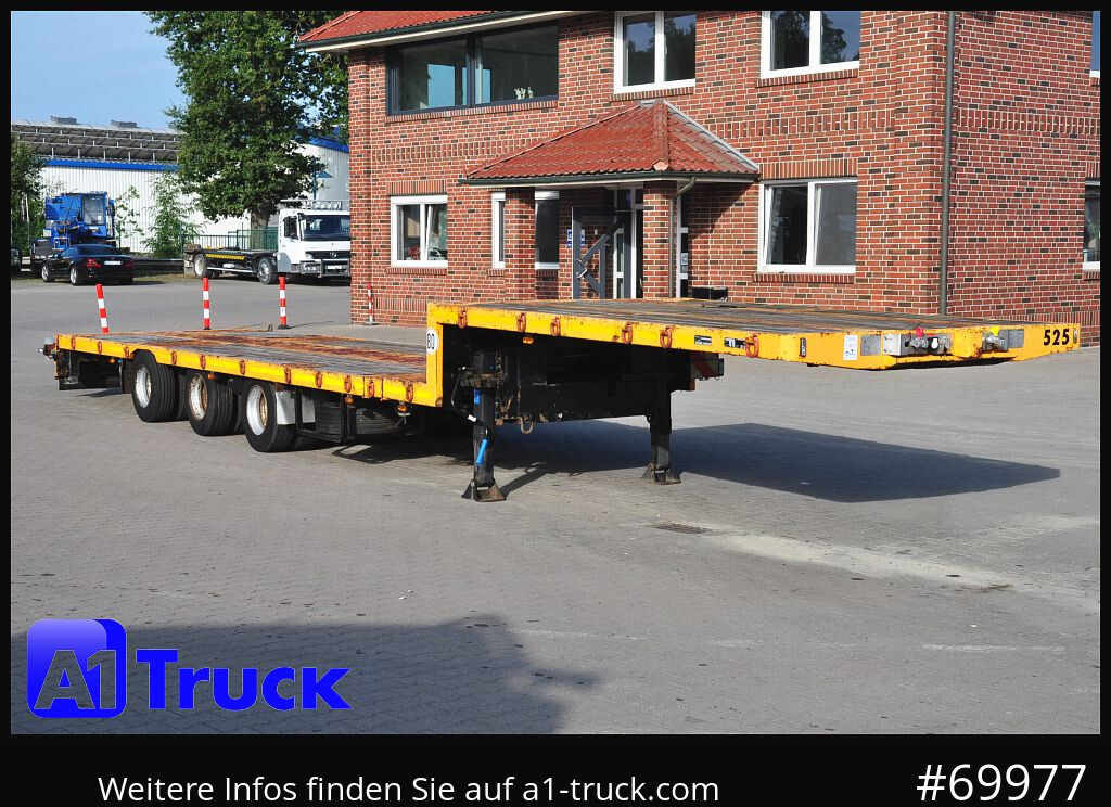 GOLDHOFER STN-3L-37, Tele Tieflader, Lenkachse, - Semireboque baixa: foto 1 GOLDHOFER STN-3L-37, Tele Tieflader, Lenkachse, - Semireboque baixa: foto 1
