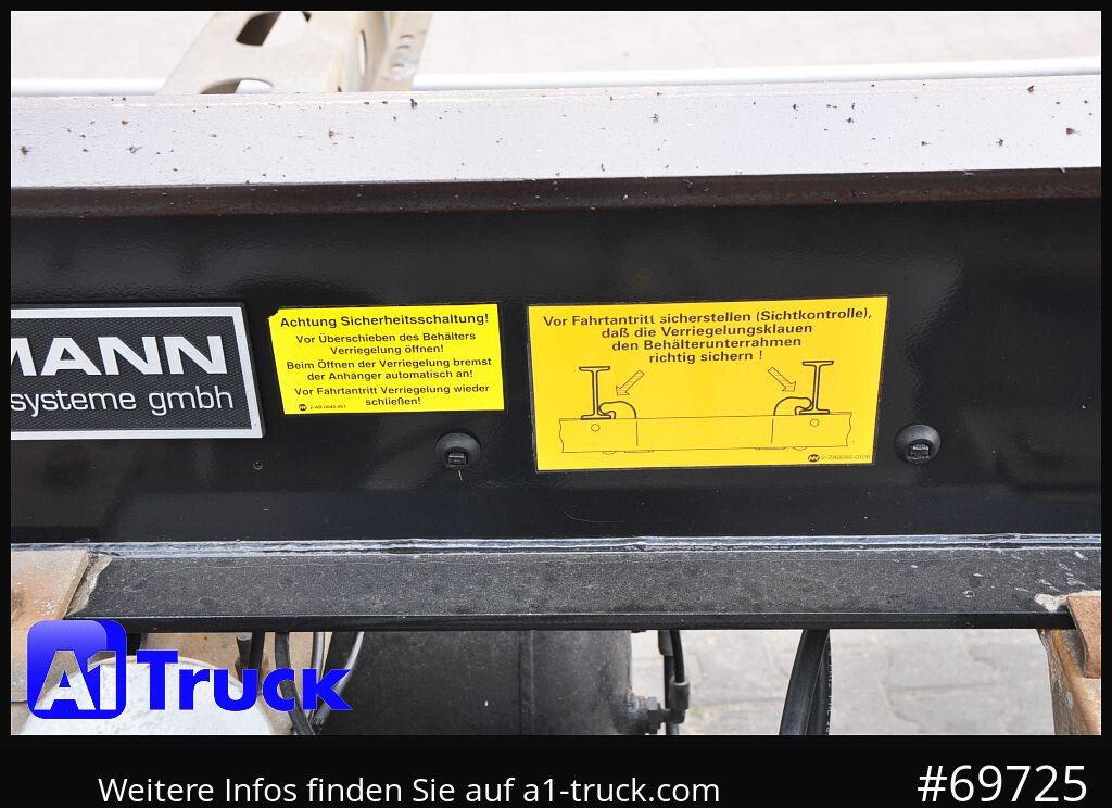 HUEFFERMANN HSA 1870 Luft, SAF, Schlitten, Abrollanhänger - Reboque ampliroll/ Multibenne: foto 5 HUEFFERMANN HSA 1870 Luft, SAF, Schlitten, Abrollanhänger - Reboque ampliroll/ Multibenne: foto 5