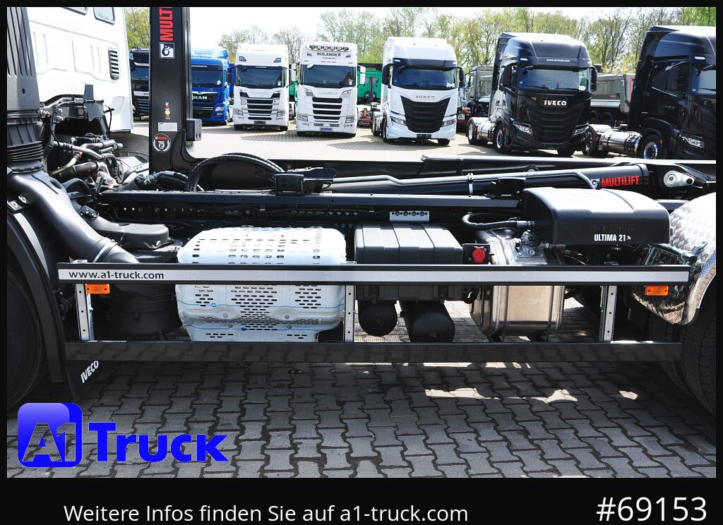 IVECO X-Way AD 420 Hiab 21S59 Lenk- Liftachse, Garantie - Caminhão polibenne: foto 3 IVECO X-Way AD 420 Hiab 21S59 Lenk- Liftachse, Garantie - Caminhão polibenne: foto 3