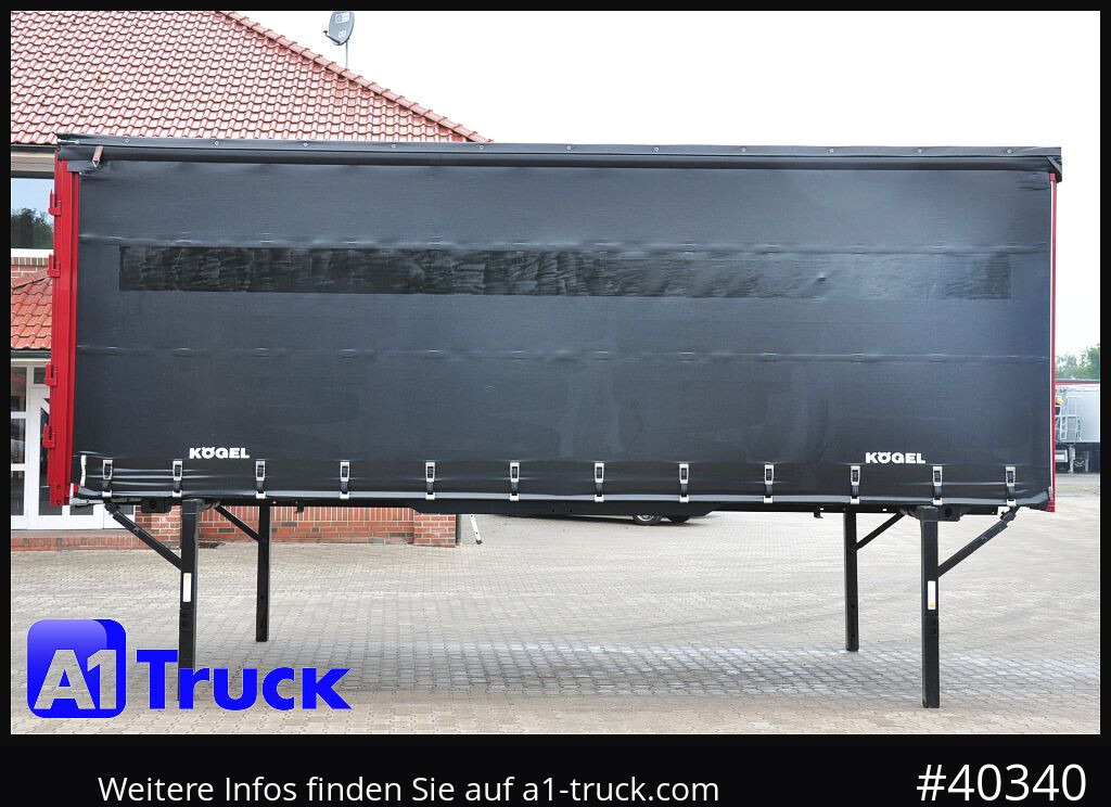 Toldo carroçaria KOEGEL ENC 74, 7.45  BDF Wechselbrücke, Top Zustand: foto 9