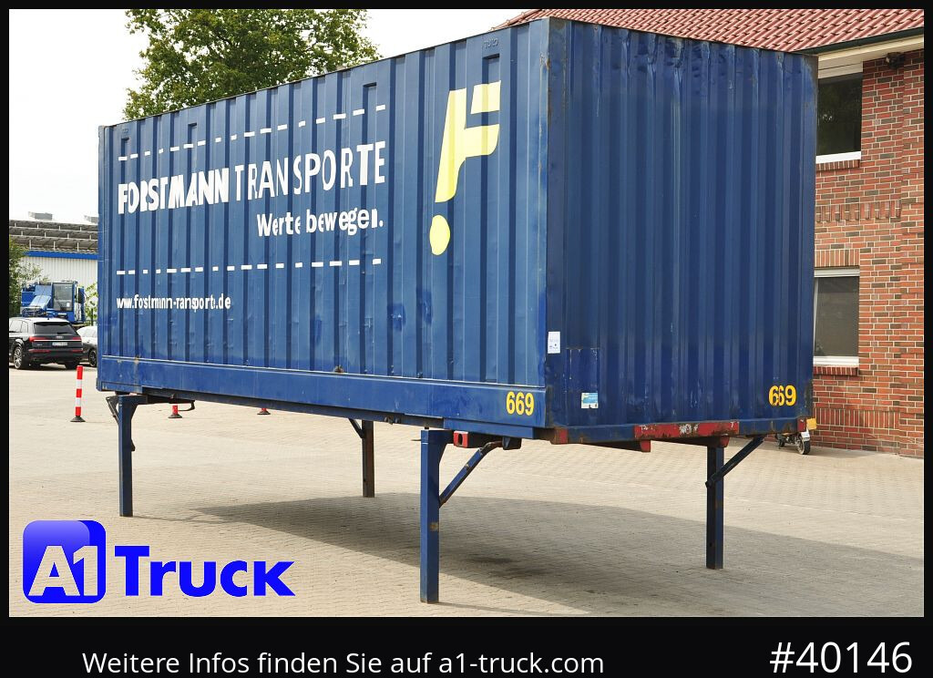 KRONE BDF 7,82 Container, 2700mm Innenhöhe, Portaltür - Contêiner marítimo: foto 1 KRONE BDF 7,82 Container, 2700mm Innenhöhe, Portaltür - Contêiner marítimo: foto 1