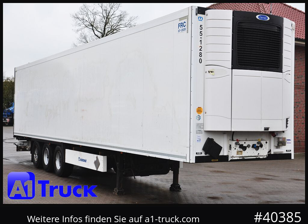 KRONE SD, Carrier 1950, Rolltor FRC Tiefkühl - Semireboque frigorífico: foto 1 KRONE SD, Carrier 1950, Rolltor FRC Tiefkühl - Semireboque frigorífico: foto 1