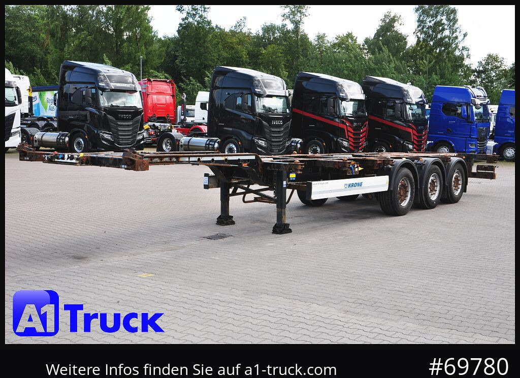 Semireboque transportador de contêineres/ Caixa móvel KRONE SDC, Containerchassis,  2x20/30/40: foto 12