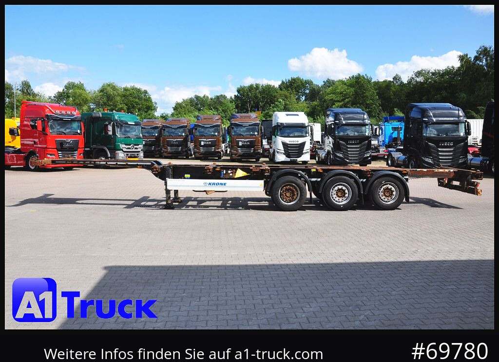 Semireboque transportador de contêineres/ Caixa móvel KRONE SDC, Containerchassis,  2x20/30/40: foto 11