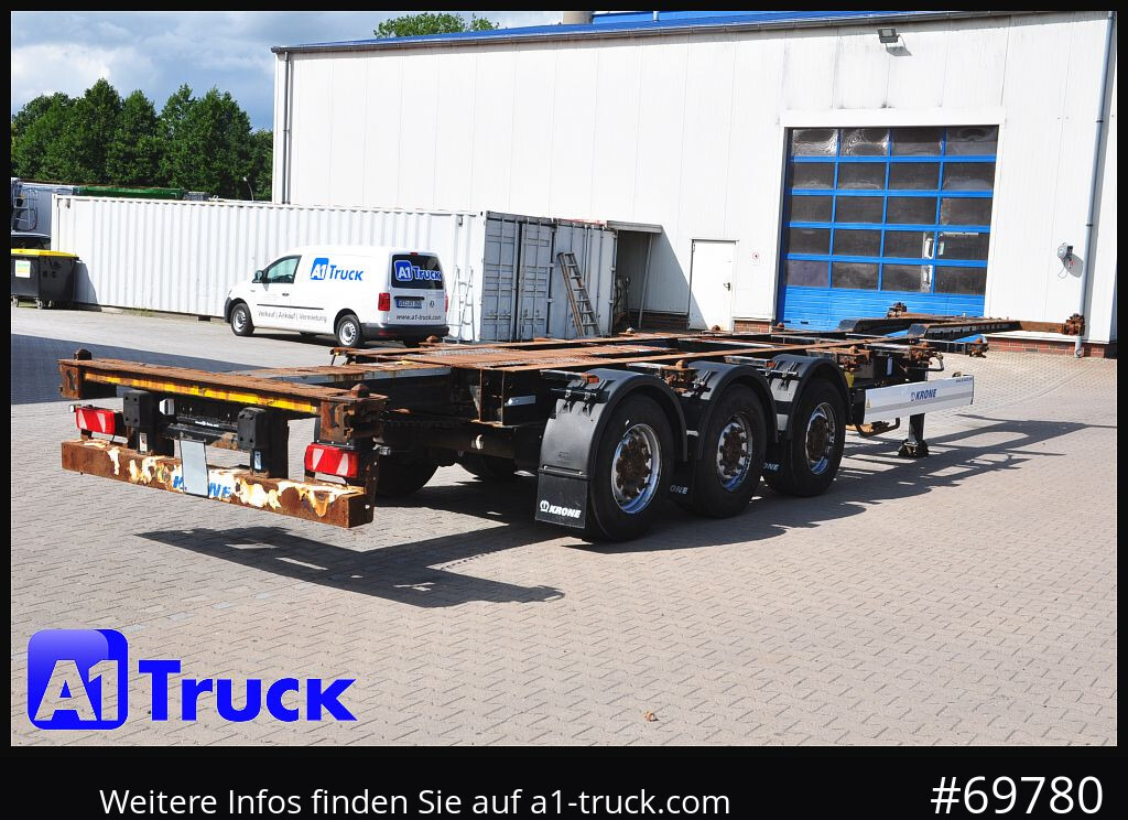 Semireboque transportador de contêineres/ Caixa móvel KRONE SDC, Containerchassis,  2x20/30/40: foto 8