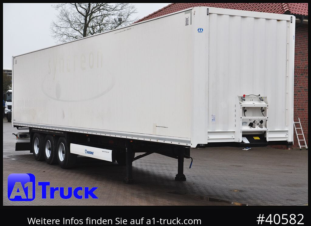 KRONE SDK 27, Koffer, 1 Vorbesitzer, Plywood, - Semireboque furgão: foto 1 KRONE SDK 27, Koffer, 1 Vorbesitzer, Plywood, - Semireboque furgão: foto 1