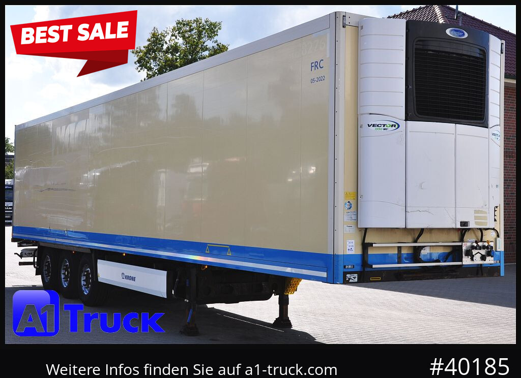 KRONE SDR 27 Carrier 1950 Mt. Doppelstock Lift,TÜV 06/2026 - Semireboque frigorífico: foto 1 KRONE SDR 27 Carrier 1950 Mt. Doppelstock Lift,TÜV 06/2026 - Semireboque frigorífico: foto 1