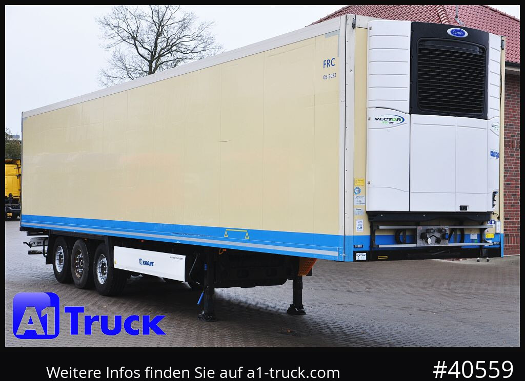 KRONE SDR 27 Carrier 1950 Mt. Doppelstock Lift,TÜV 08/2026 - Semireboque frigorífico: foto 1 KRONE SDR 27 Carrier 1950 Mt. Doppelstock Lift,TÜV 08/2026 - Semireboque frigorífico: foto 1
