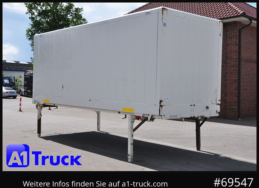 KRONE WB BDF 7,45 Koffer, 2750mm innen, 20 x vorhanden - Carroçaria para furgões: foto 1 KRONE WB BDF 7,45 Koffer, 2750mm innen, 20 x vorhanden - Carroçaria para furgões: foto 1