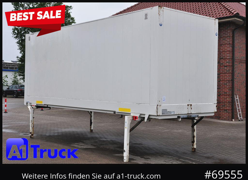 KRONE Wechselbrücke BDF 7,45 Koffer, 2750mm h. 20 x vorhanden - Carroçaria para furgões: foto 1 KRONE Wechselbrücke BDF 7,45 Koffer, 2750mm h. 20 x vorhanden - Carroçaria para furgões: foto 1