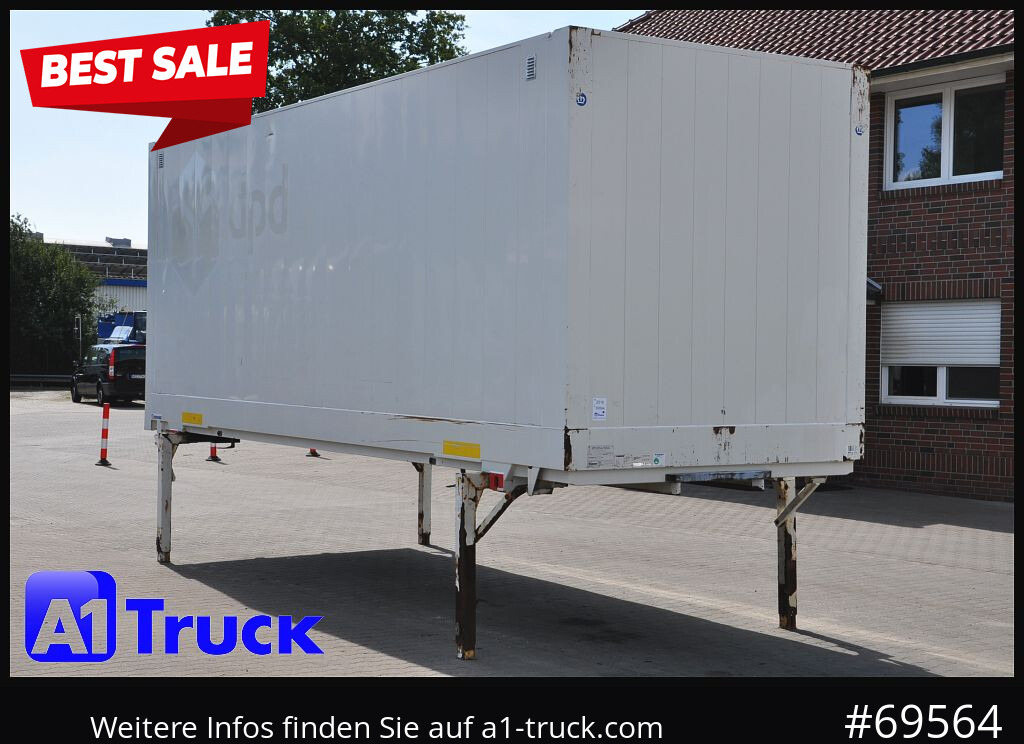 KRONE Wechselbrücke BDF 7,45 Koffer, Textil 2750mm innen, 20 x vorhanden - Carroçaria para furgões: foto 1 KRONE Wechselbrücke BDF 7,45 Koffer, Textil 2750mm innen, 20 x vorhanden - Carroçaria para furgões: foto 1