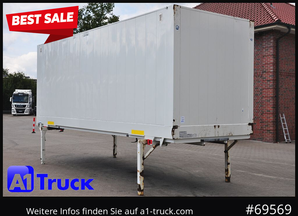 KRONE Wechselbrücke BDF 7,45 Koffer, Textil 2750mm innen, 20 x vorhanden - Carroçaria para furgões: foto 1 KRONE Wechselbrücke BDF 7,45 Koffer, Textil 2750mm innen, 20 x vorhanden - Carroçaria para furgões: foto 1