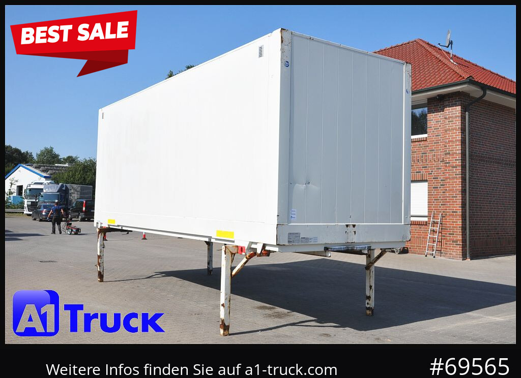 KRONE Wechselbrücke BDF 7,45 Koffer, Textil 2750mm innen, 20 x vorhanden - Carroçaria para furgões: foto 1 KRONE Wechselbrücke BDF 7,45 Koffer, Textil 2750mm innen, 20 x vorhanden - Carroçaria para furgões: foto 1